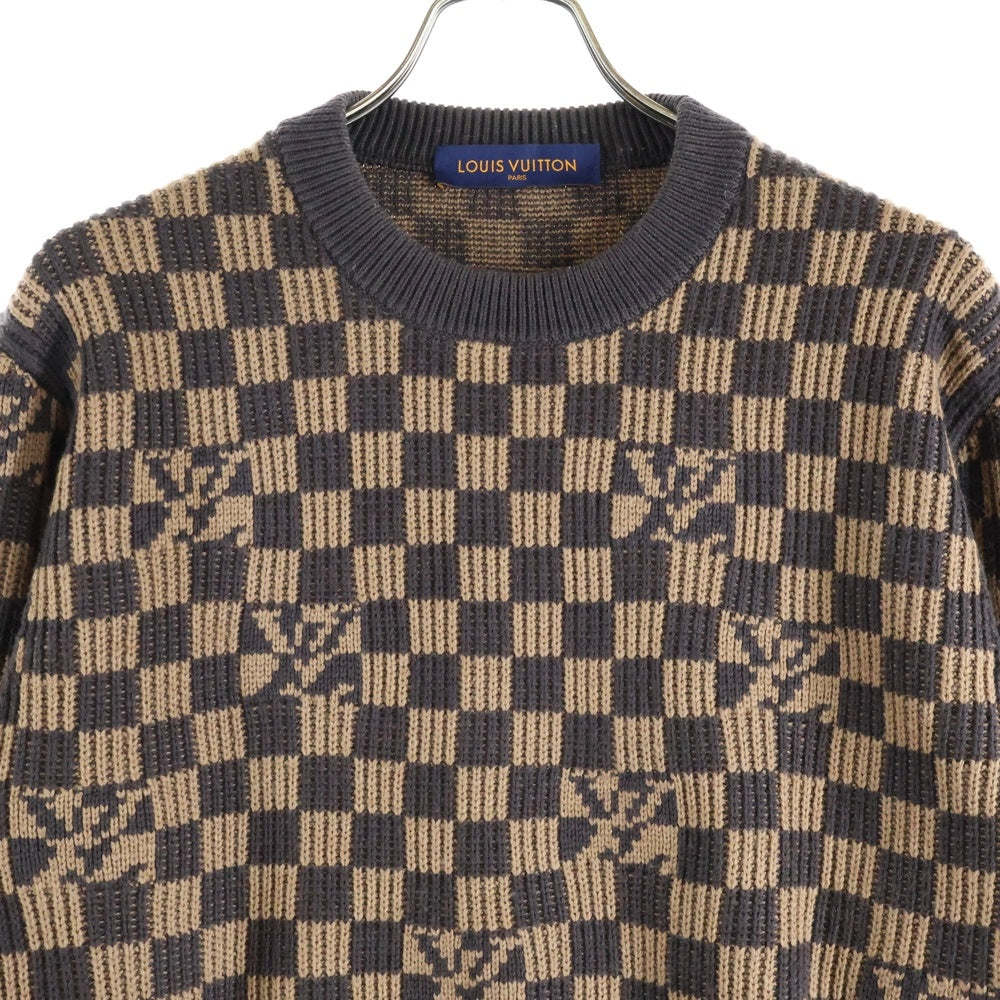 LOUIS VUITTON(ルイヴィトン) 21AW ダミエ クルーネックニット
