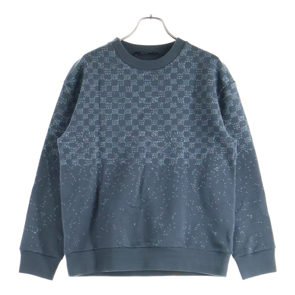 LOUIS VUITTON(ルイヴィトン) ダミエスプレッドプリンテッド スウェット グレー RM222M IHN HNY11W
