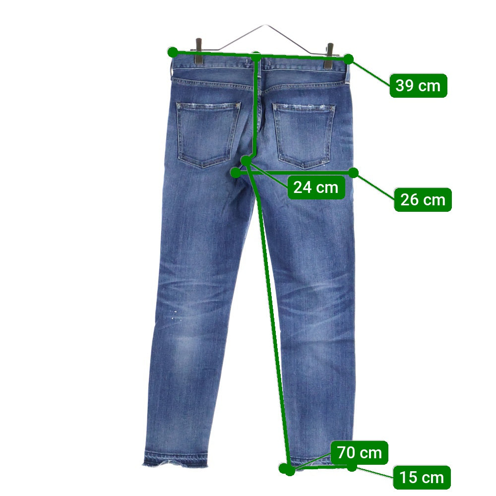 RED CARD(レッドカード) ジップフライ デニムパンツ インディゴ レディース 25506