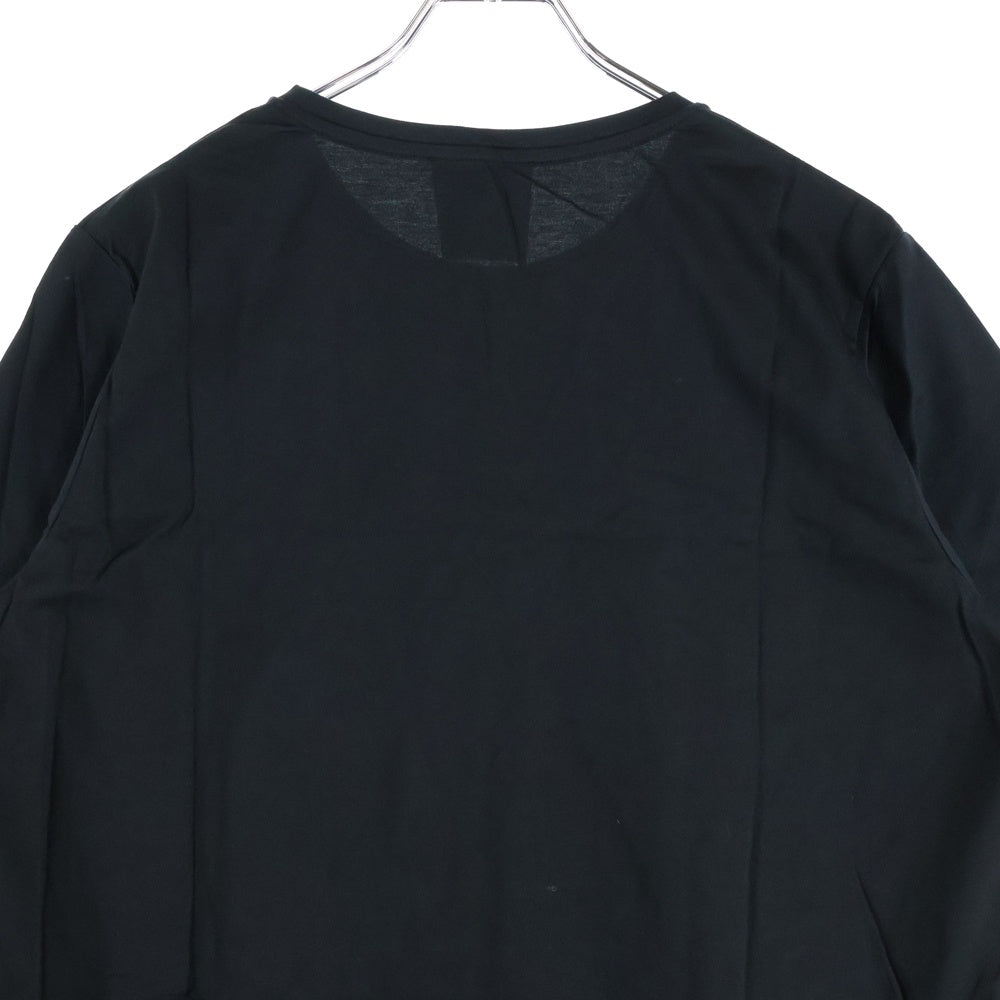 ATON(エイトン) コットン 半袖Tシャツ カットソー ブラック 6890968