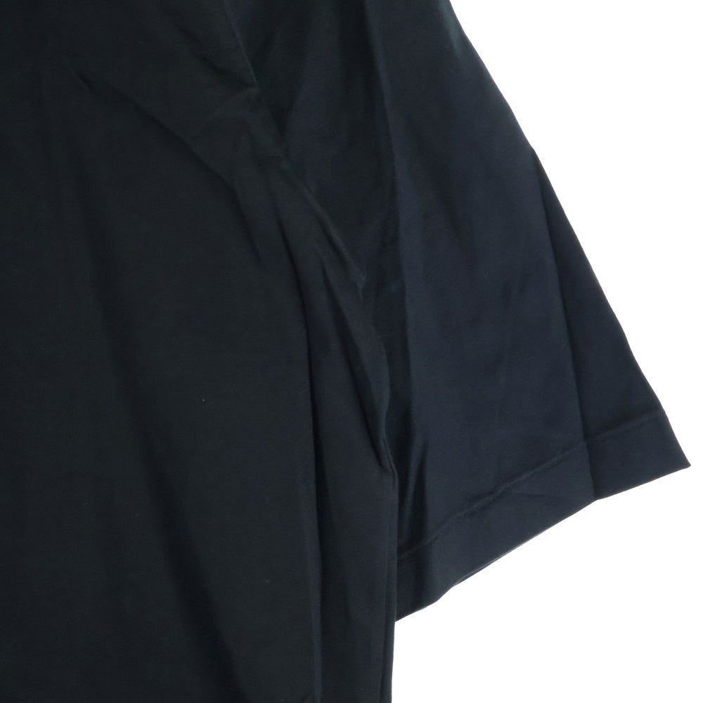 ATON(エイトン) コットン 半袖Tシャツ カットソー ブラック 6890968