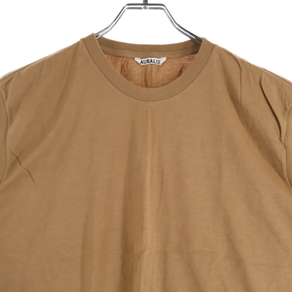 AURALEE(オーラリー) 19SS SEAMLESS CREW NECK SLEEVELESS A9ST07ST ノースリーブ Tシャツ カットソー ブラウン