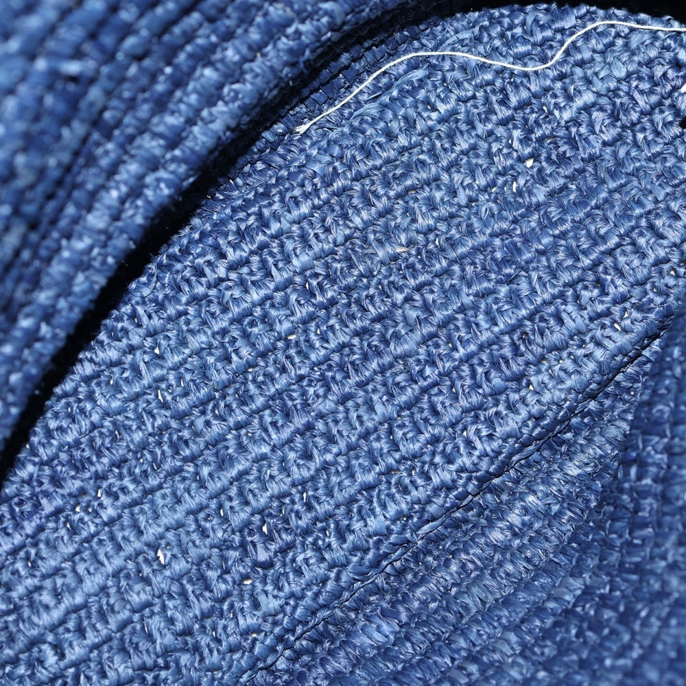 HELEN KAMINSKI(ヘレンカミンスキー) ラフィア ミニトートバッグ ハンドバッグ ネイビー