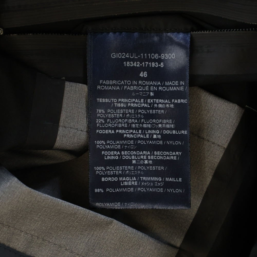 HERNO(ヘルノ) Laminar ゴアウィンドストッパー ジップアップジャケット ブラック GI024UL-11106-9300