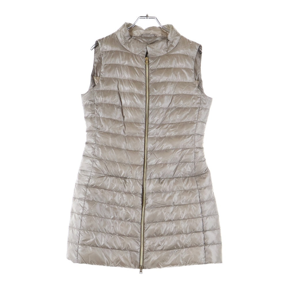 HERNO(ヘルノ) ロング ライトダウンベスト ベージュ レディース PI0262D-12017