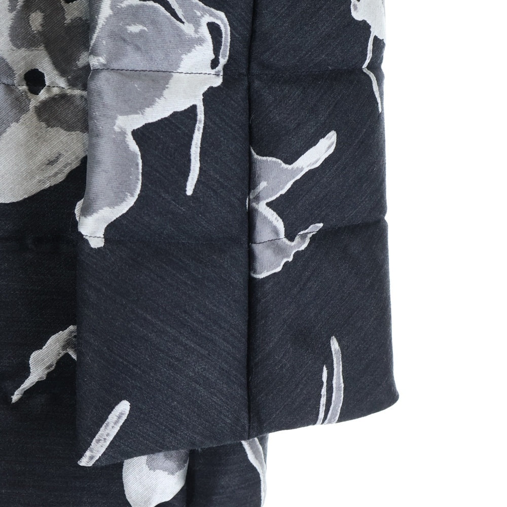 HERNO(ヘルノ) Floral patterned ダウンジャケット レディース ブラック PI0509D-13330