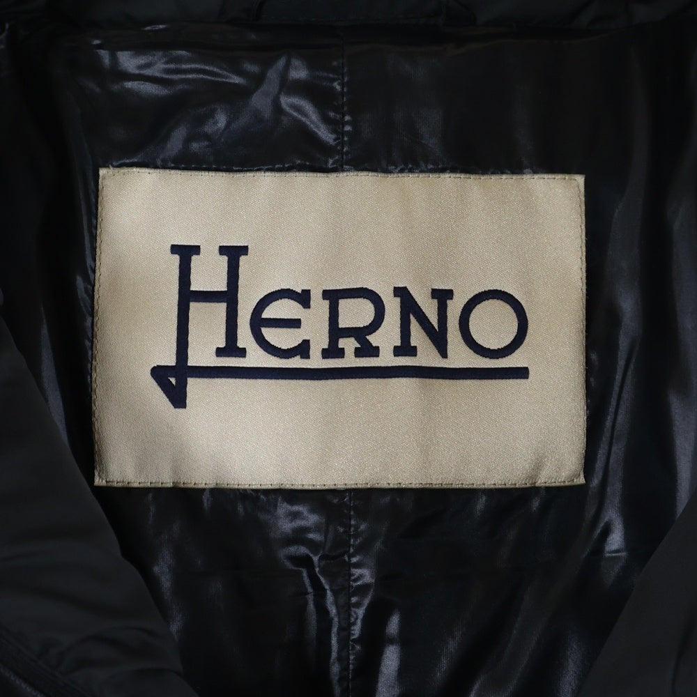 HERNO(ヘルノ) ロング ライトダウンベスト ブラック レディース PI0188D-13220