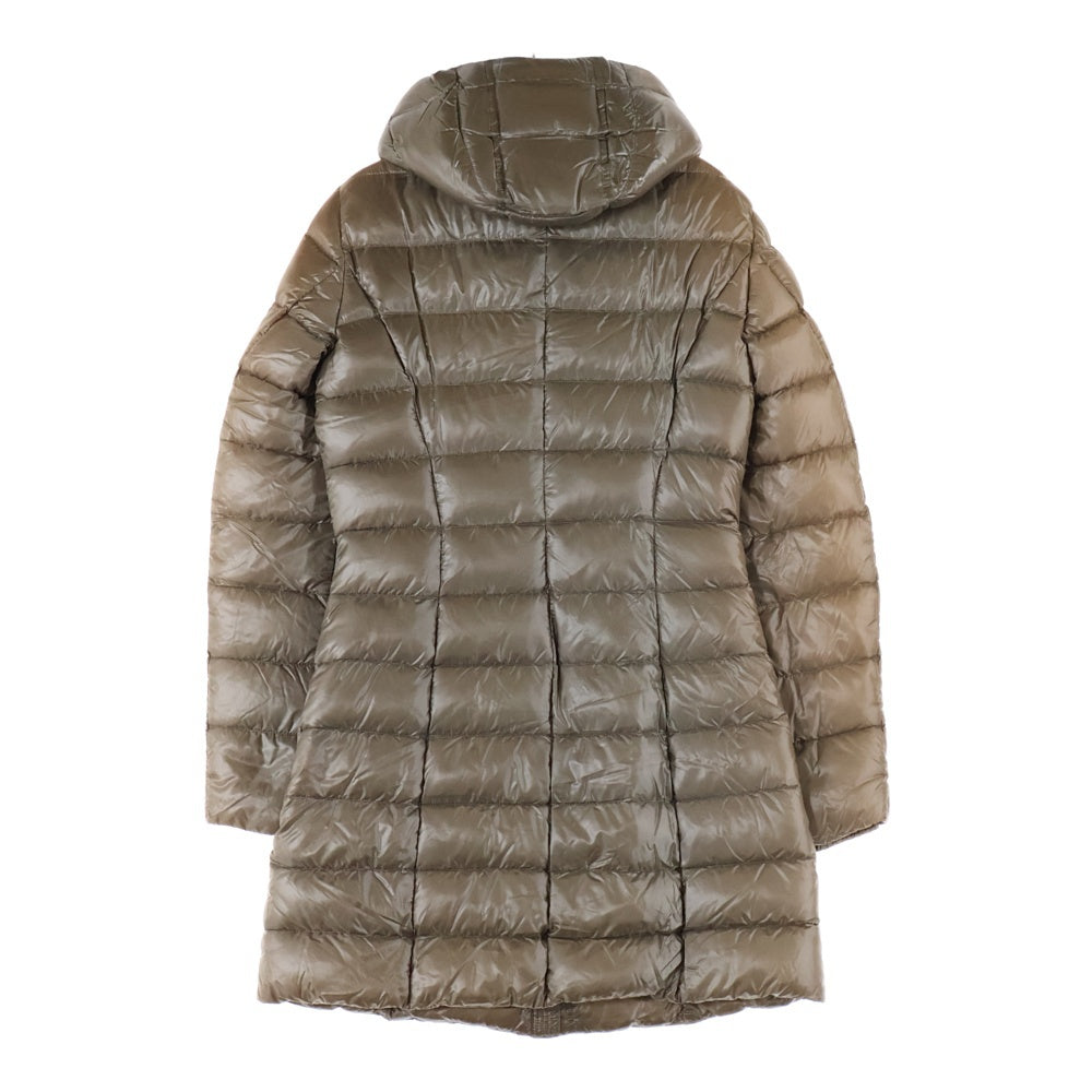 HERNO(ヘルノ) フード ジップアップ ダウンコート ブラウン レディース PI0045D-12017