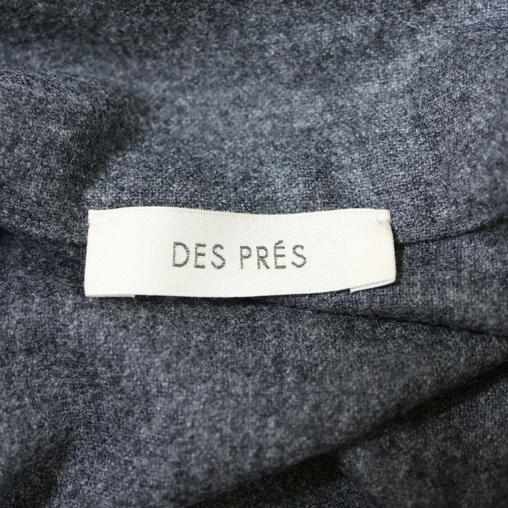 DES PRES(デプレ) ウール 長袖ワンピース グレー レディース 22-06-34-06206