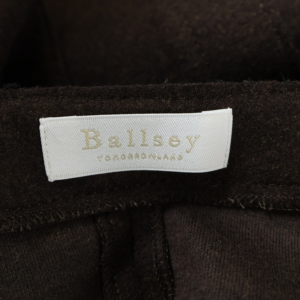 TOMORROWLAND(トゥモローランド) 【BALLSEY】 ウール混 ノースリーブ ワンピース ブラウン レディース 11-06-24-06704