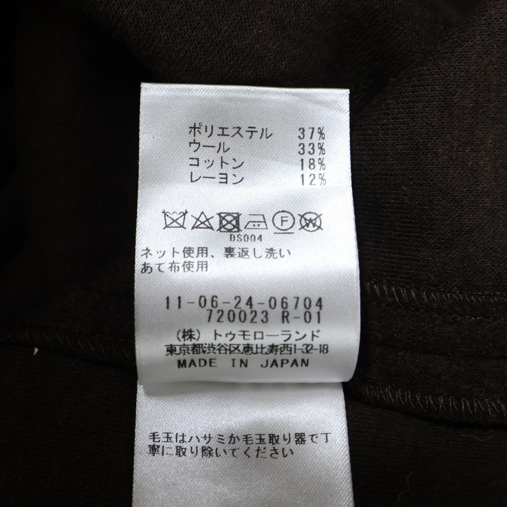 TOMORROWLAND(トゥモローランド) 【BALLSEY】 ウール混 ノースリーブ ワンピース ブラウン レディース 11-06-24-06704