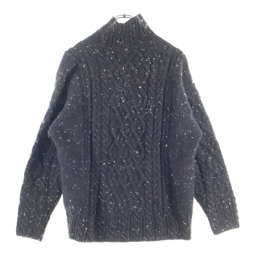 AURALEE(オーラリー) ウールベビー アルパカ ケーブルニットセーター ブラウン A21AT03TC