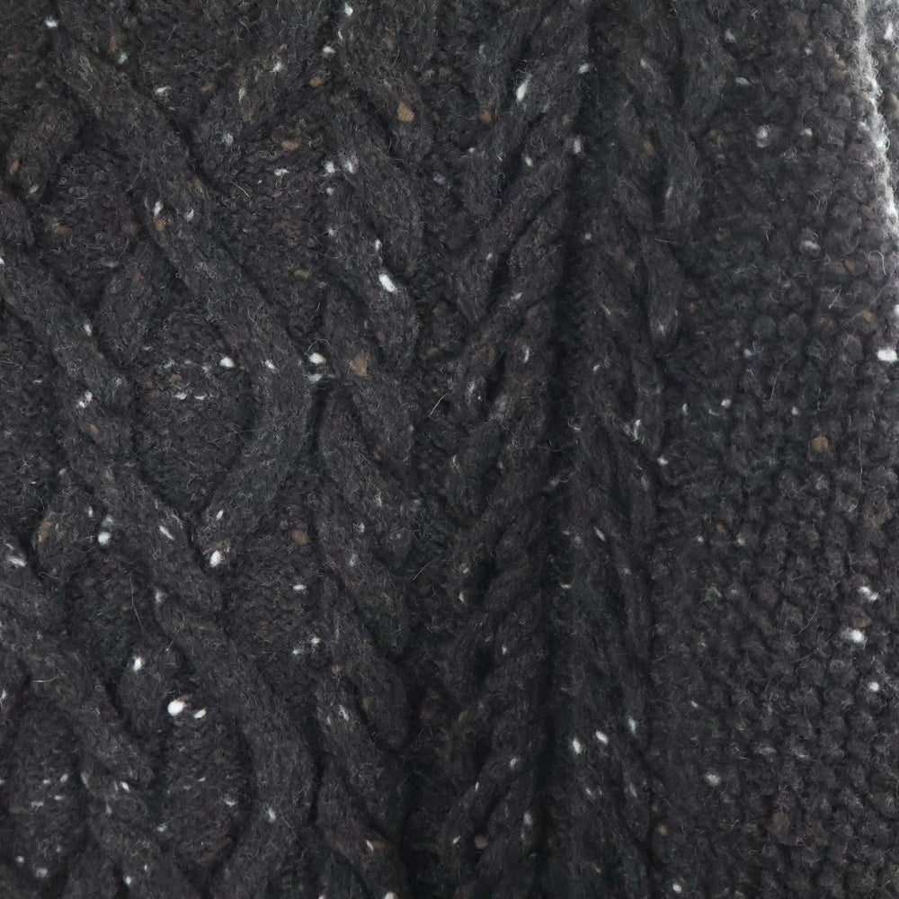 AURALEE(オーラリー) ウールベビー アルパカ ケーブルニットセーター ブラウン A21AT03TC