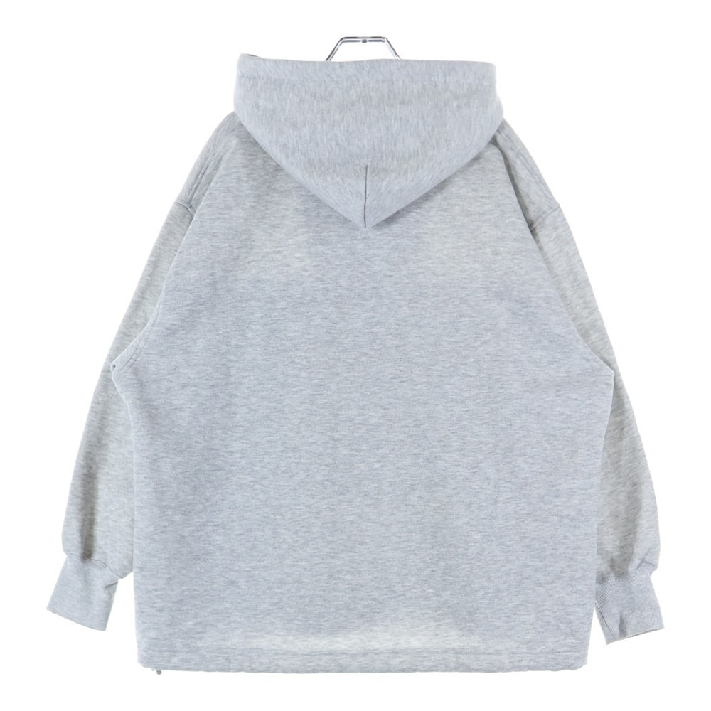 DAIWA PIER39(ダイワ ピアサーティナイン) ハーフジップ スウェット フーディ パーカー グレー レディース BE-53023WL