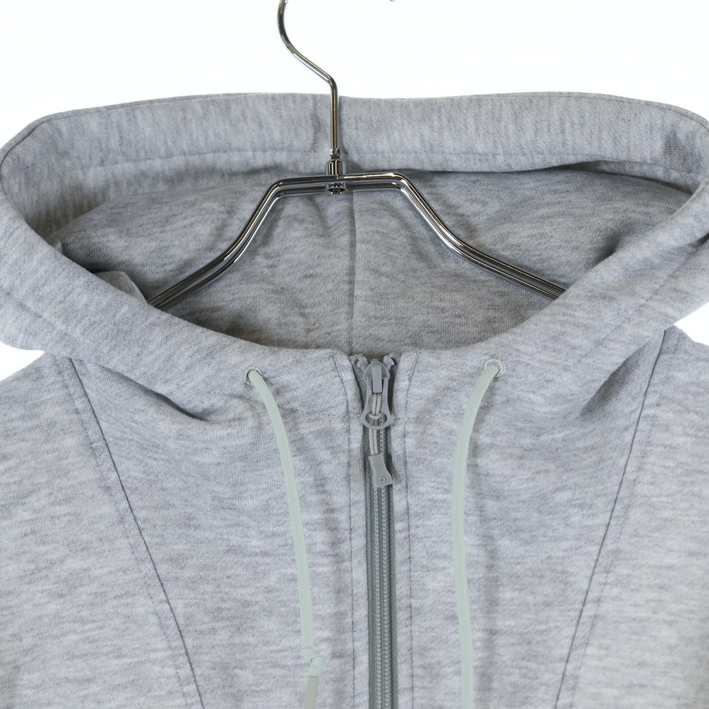 DAIWA PIER39(ダイワ ピアサーティナイン) ハーフジップ スウェット フーディ パーカー グレー レディース BE-53023WL