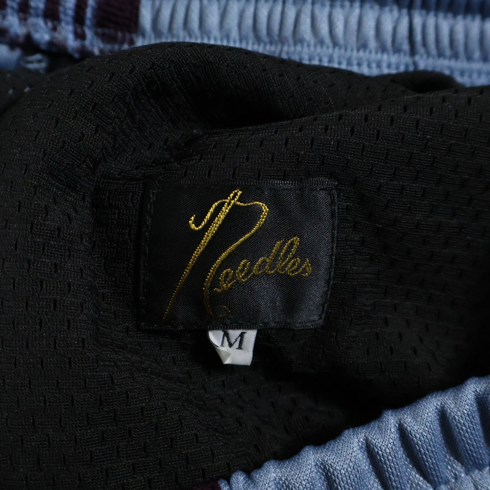 Needles(ニードルス) 23SS Narrow Track Pant IN933 バタフライ刺繍 トラックパンツ ブルー