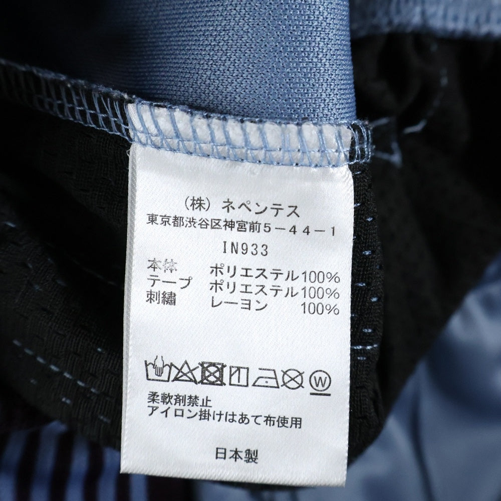 Needles(ニードルス) 23SS Narrow Track Pant IN933 バタフライ刺繍 トラックパンツ ブルー