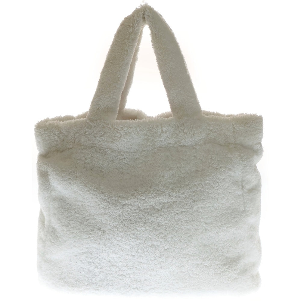 PRADA(プラダ) TERRY 1BG130 テリー ロゴパイルトートバッグ ホワイト