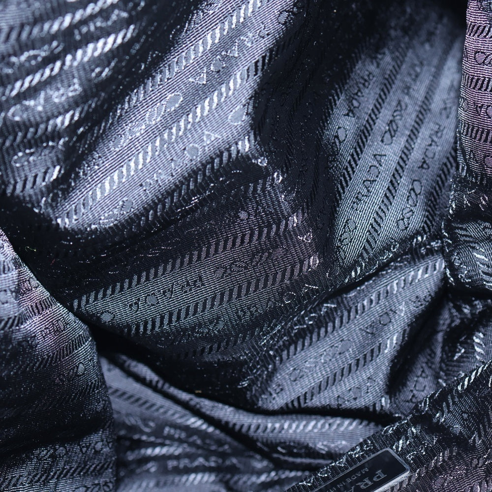 PRADA(プラダ) TERRY 1BG130 テリー ロゴパイルトートバッグ ホワイト