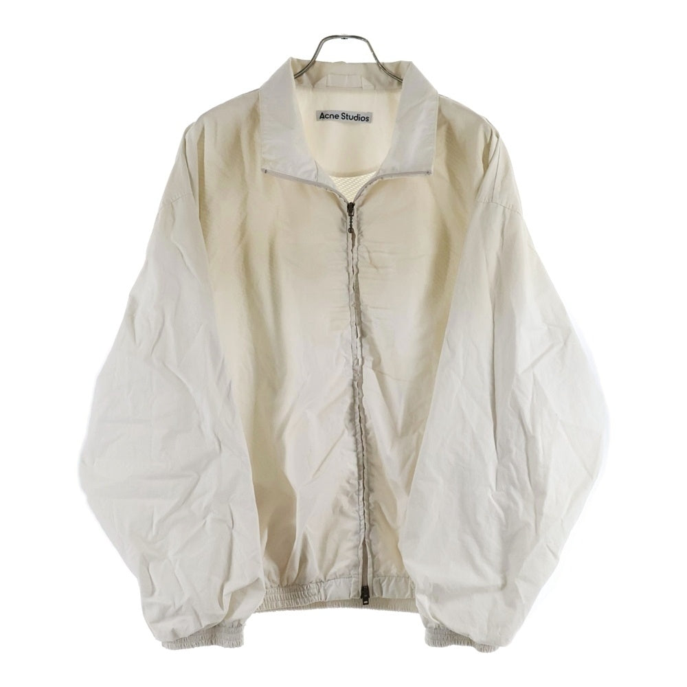 Acne Studios(アクネ ストゥディオズ) Logo Zipper Jacket FN-MN-OUTW001264 ロゴジップアップジャケット ホワイト