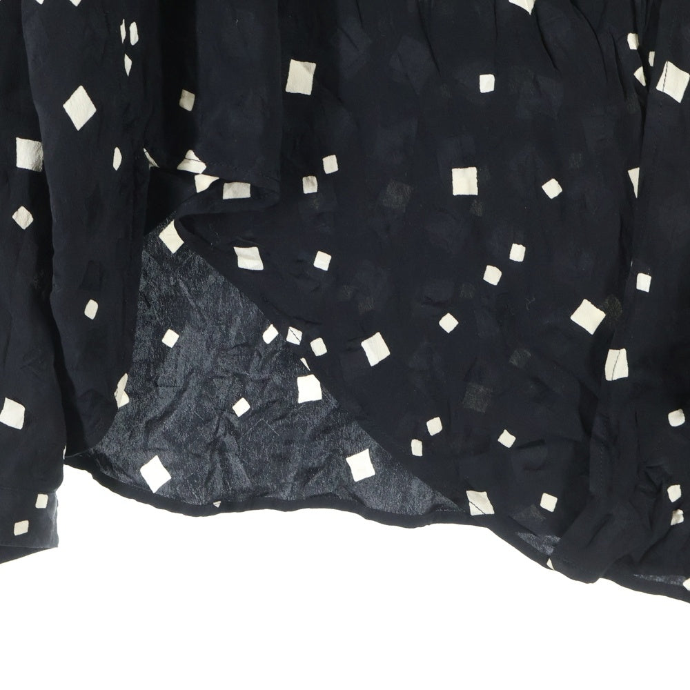SAINT LAURENT PARIS(サンローランパリ) Square Dot Silk Shirt 600523