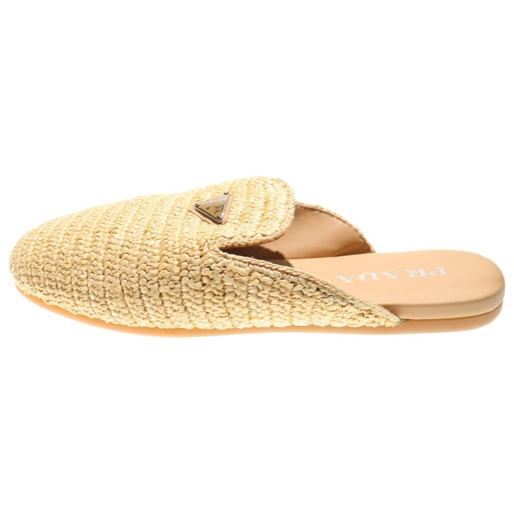 PRADA(プラダ) クロシェ ミュール サンダル ベージュ 2S2984