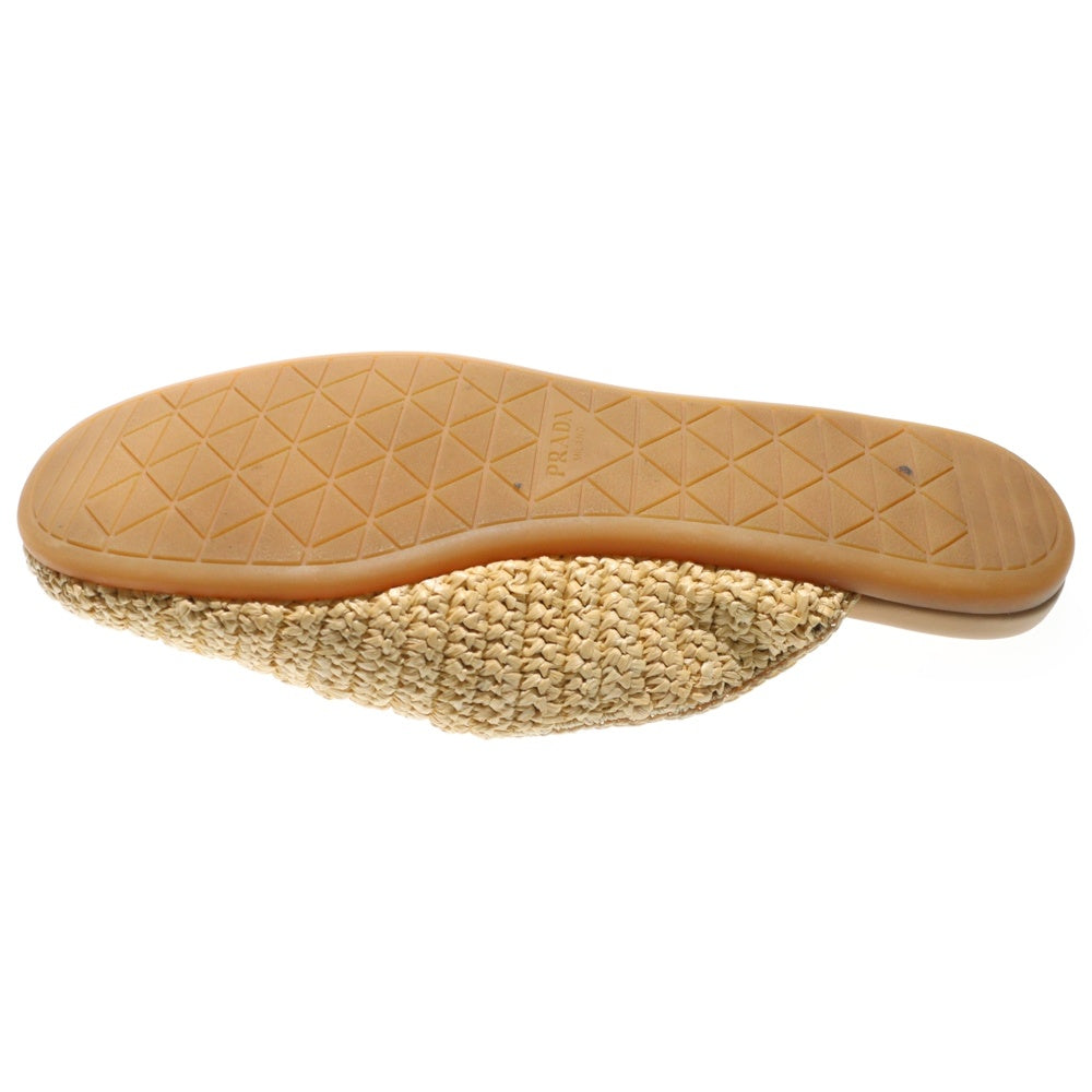 PRADA(プラダ) クロシェ ミュール サンダル ベージュ 2S2984