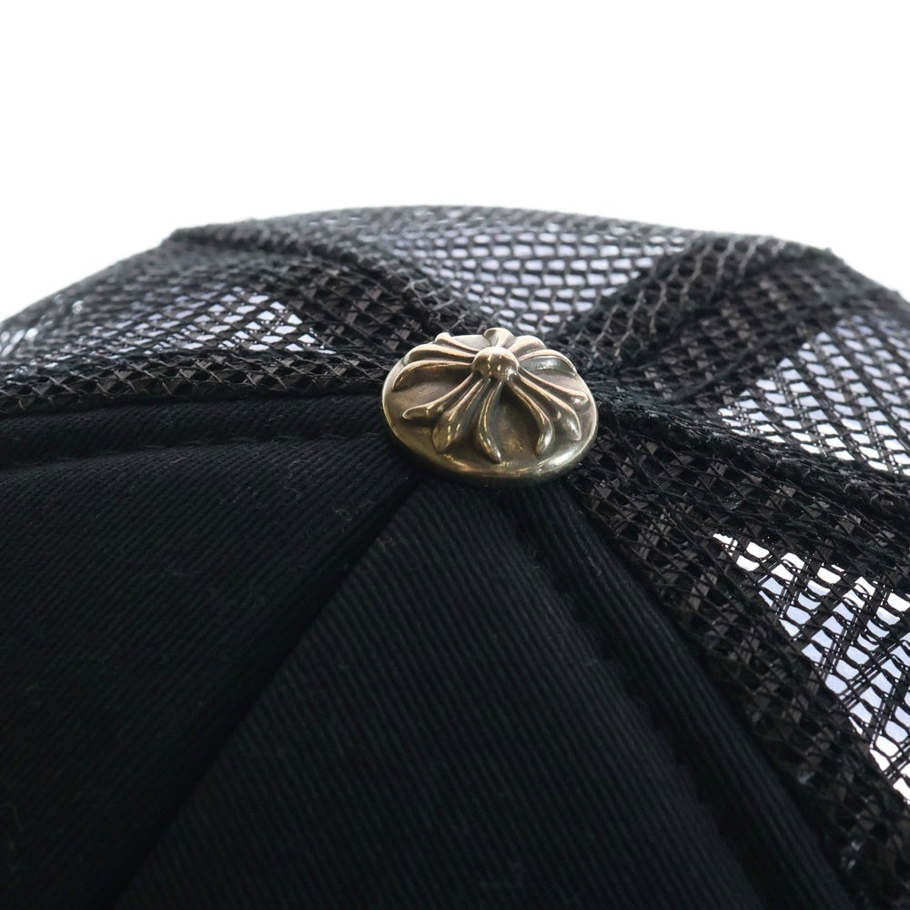 CHROME HEARTS(クロムハーツ) Cemetery Cross Patch Trucker Cap セメタリークロスパッチ トラッカー ベースボールキャップ 帽子 ブラック/カモ