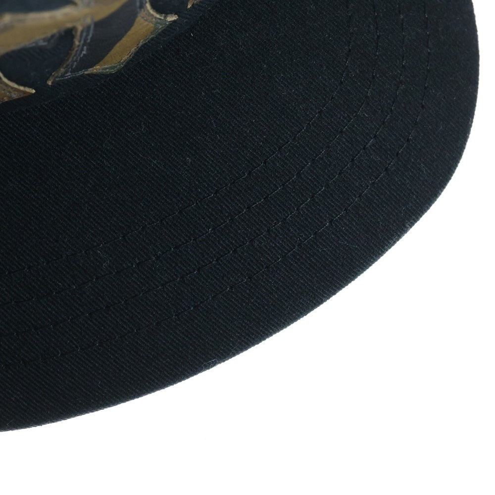 CHROME HEARTS(クロムハーツ) Cemetery Cross Patch Trucker Cap セメタリークロスパッチ トラッカー ベースボールキャップ 帽子 ブラック/カモ