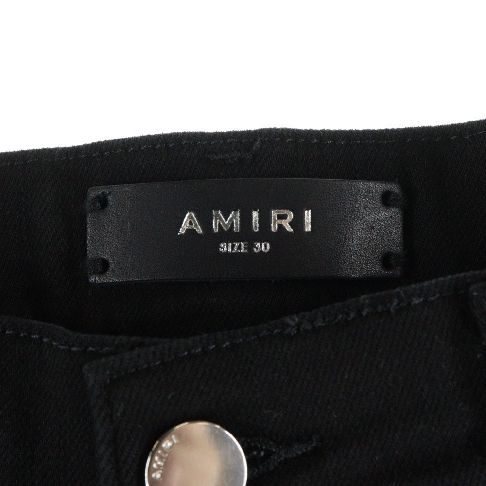 AMIRI(アミリ) FW23 STACK KICK FLARE JEAN CLAY PXMDF001 018 スタックキック フレアデニムパンツ ブラック