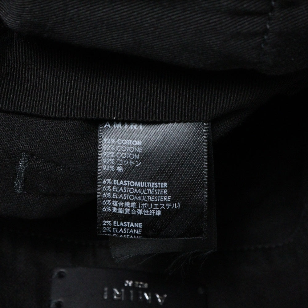 AMIRI(アミリ) FW23 STACK KICK FLARE JEAN CLAY PXMDF001 018 スタックキック フレアデニムパンツ ブラック