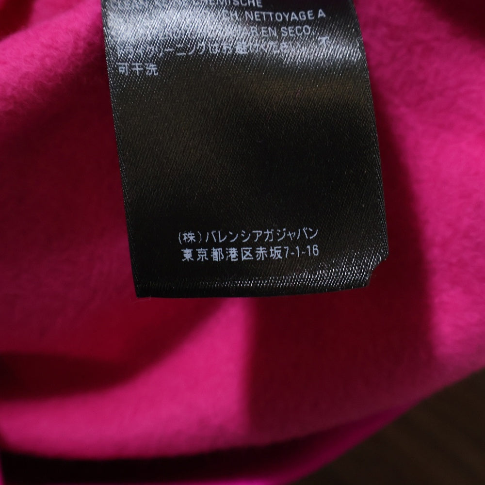 BALENCIAGA(バレンシアガ) 21SS THIS IS NOT 657683 TKVE3 プリント プルオーバーパーカー フーディ ピンク レディース