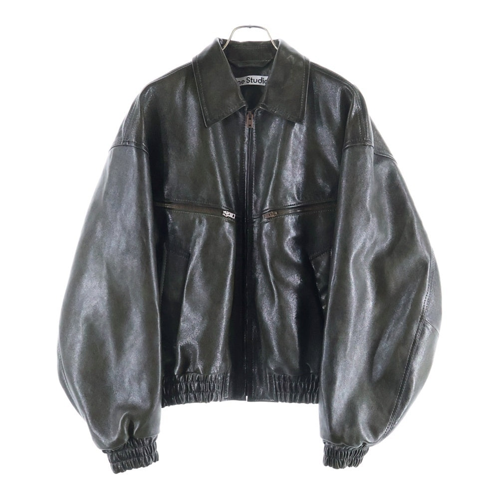Acne Studios(アクネ ストゥディオズ) 25AW ラムスキン ジップアップ