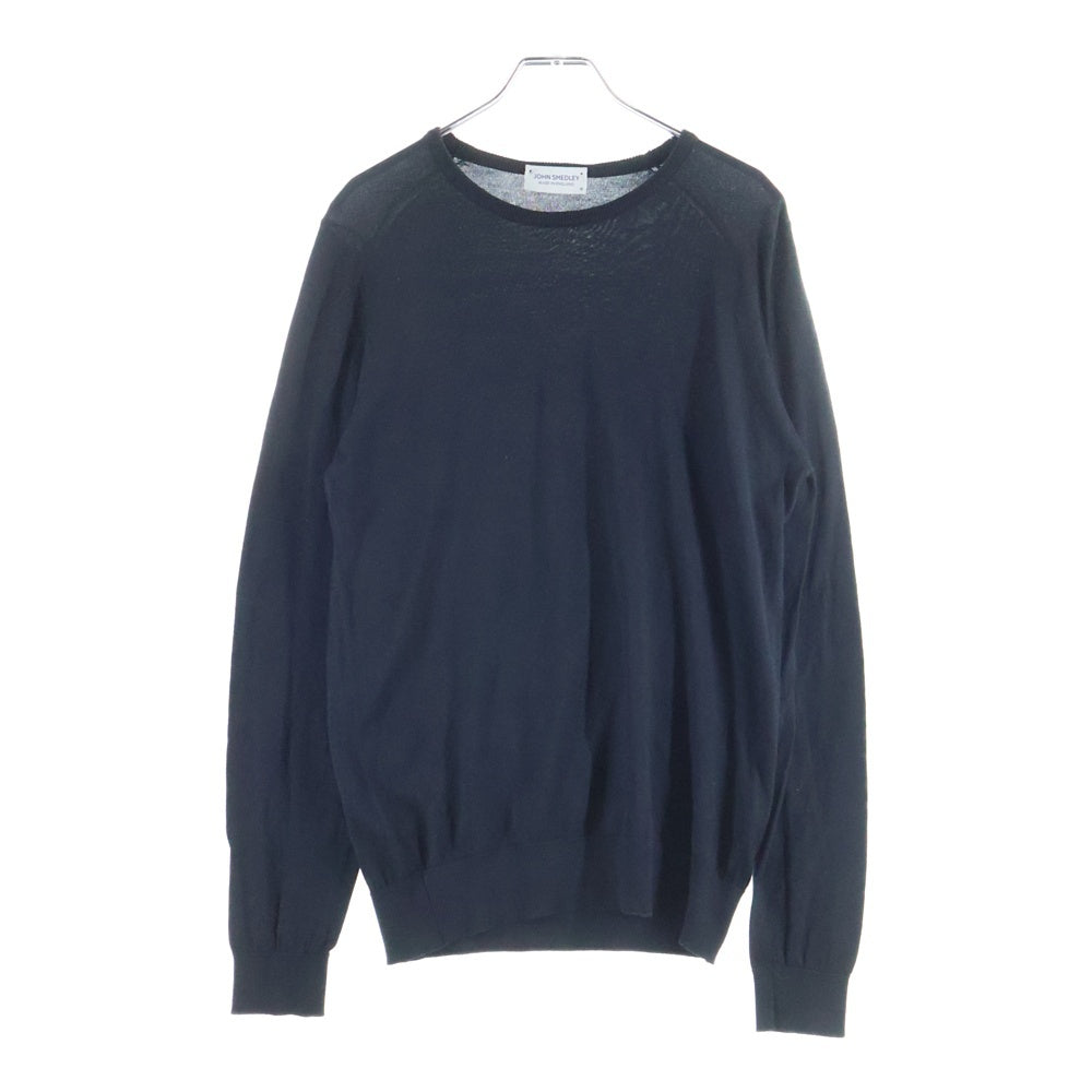 JOHN SMEDLEY(ジョンスメドレー) クルーネックニット セーター ブラック