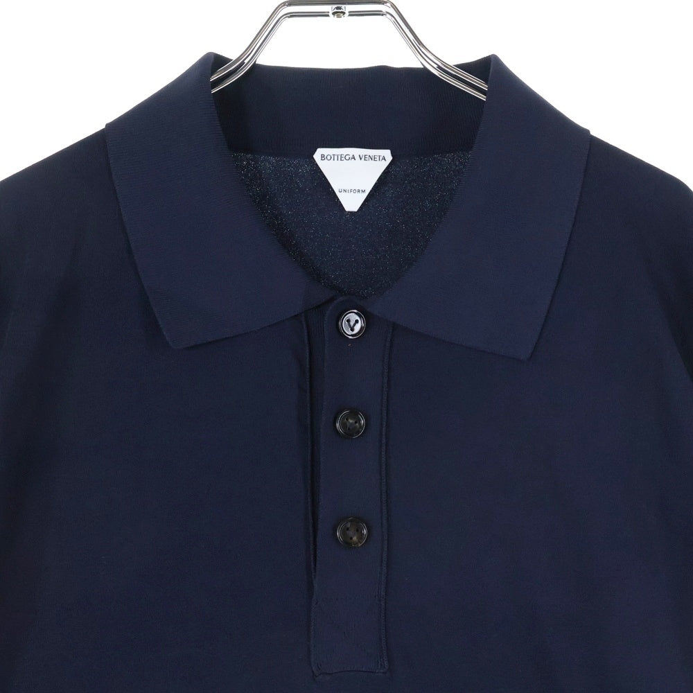 BOTTEGA VENETA(ボッテガヴェネタ) UNIFORM ユニフォーム ポロシャツ 半袖シャツ 735630 ネイビー