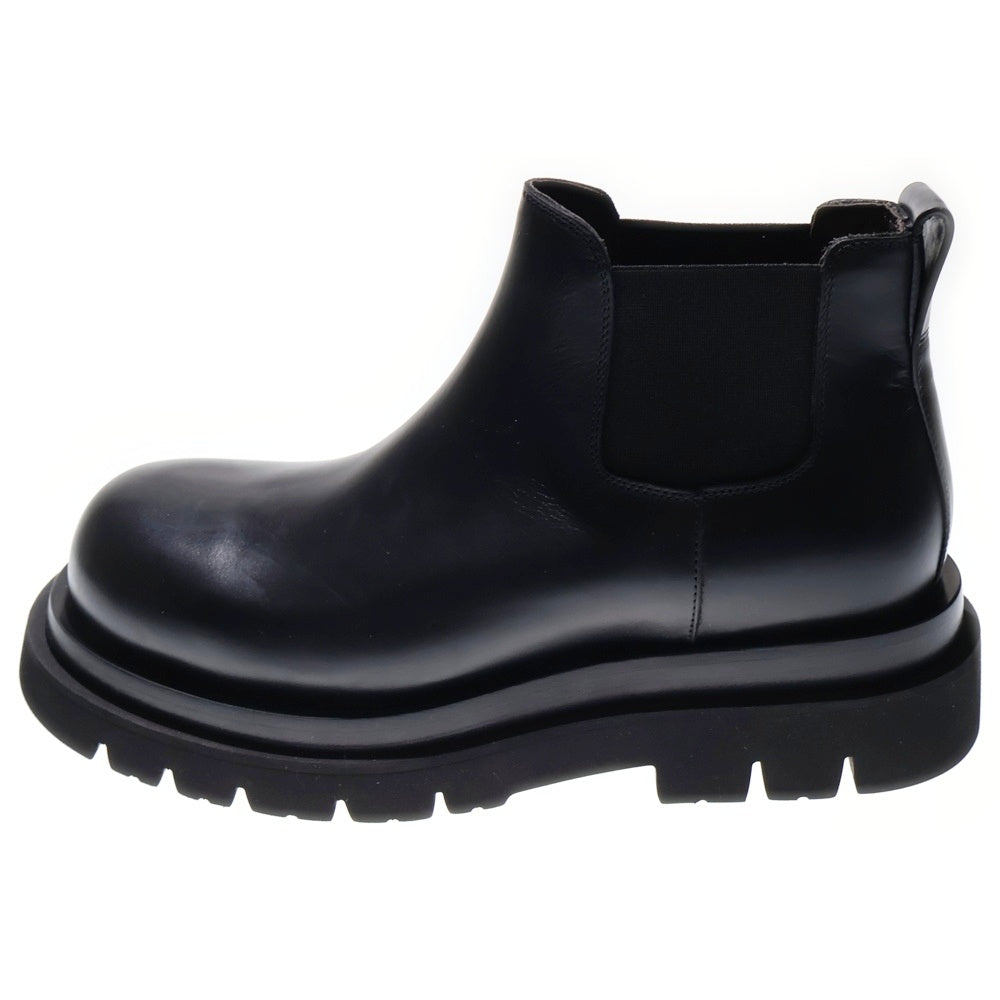BOTTEGA VENETA(ボッテガヴェネタ) ラグ チェルシーアンクルブーツ ブラック