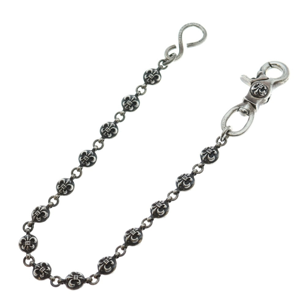 CHROME HEARTS(クロムハーツ) 2BALL SHORT-S 1クリップショート#1フレアボール ウォレットチェーン シルバー