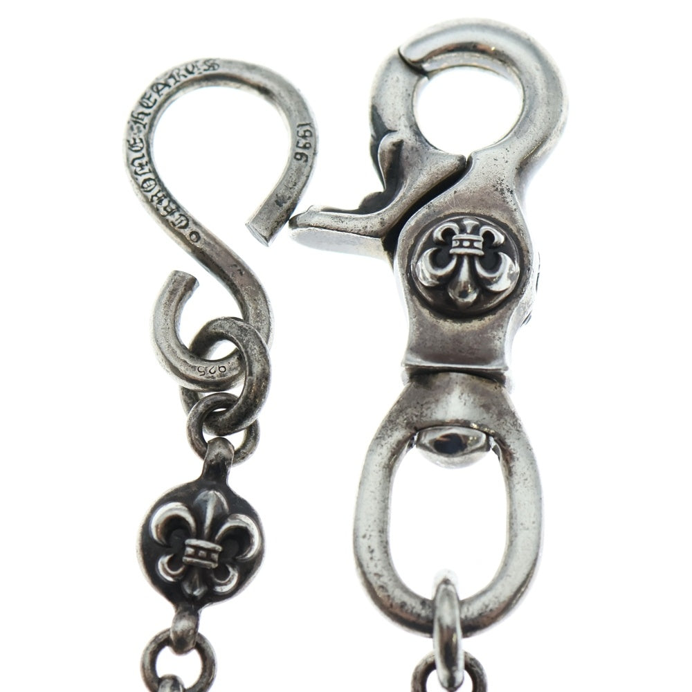 CHROME HEARTS(クロムハーツ) 2BALL SHORT-S 1クリップショート#1フレアボール ウォレットチェーン シルバー