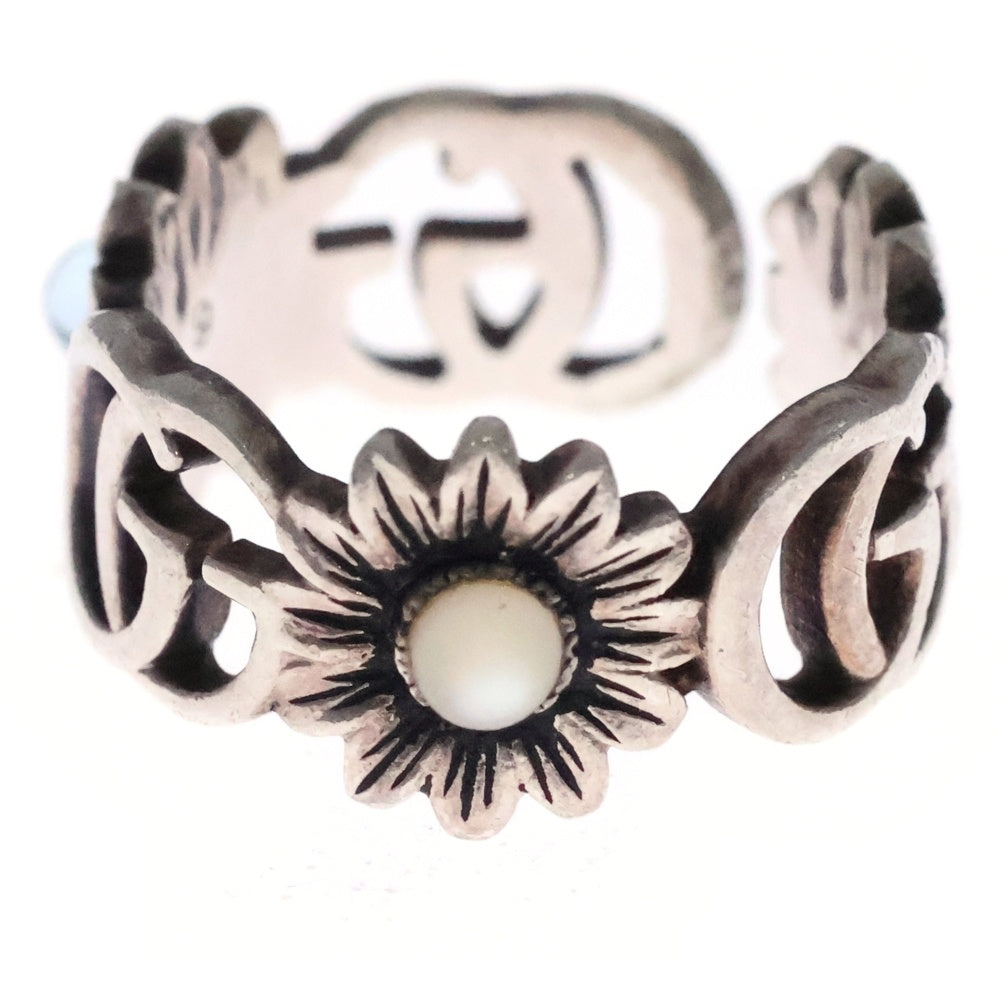 GUCCI(グッチ) ダブルG フラワー リング シルバー