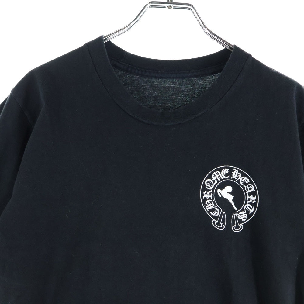 CHROME HEARTS　スカル　Foti　Tシャツ ブラック　レディースM CHROME HEARTS(クロムハーツ) Foti フォティ スカルプリント クルー