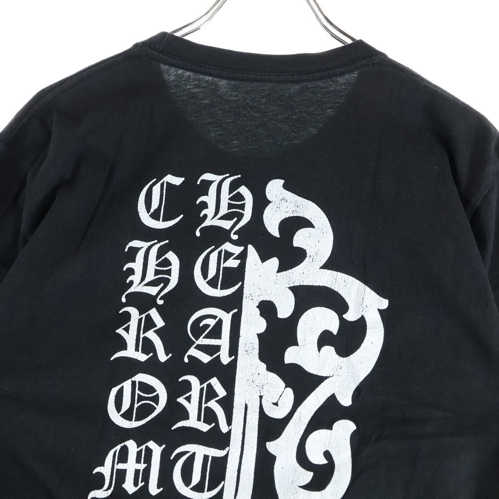 クロムハーツ Tシャツ ヴァインダガー 白×黒 CHROME HEARTS(クロムハーツ) Vine Dagger ヴァインダガープリント
