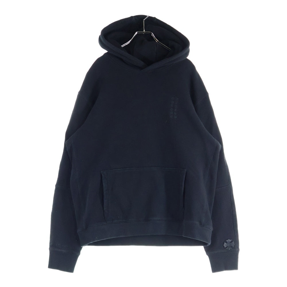 CHROME HEARTS(クロムハーツ) GRP Y NOT ロゴ刺繍CHプラスパッチプルオーバーパーカー ブラック