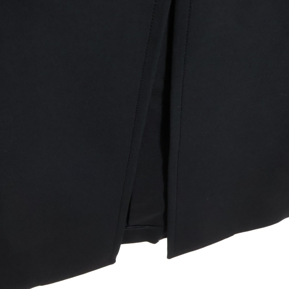 HYKE(ハイク) 22SS レーヨン混 ロング ジレベスト ジャケット ブラック