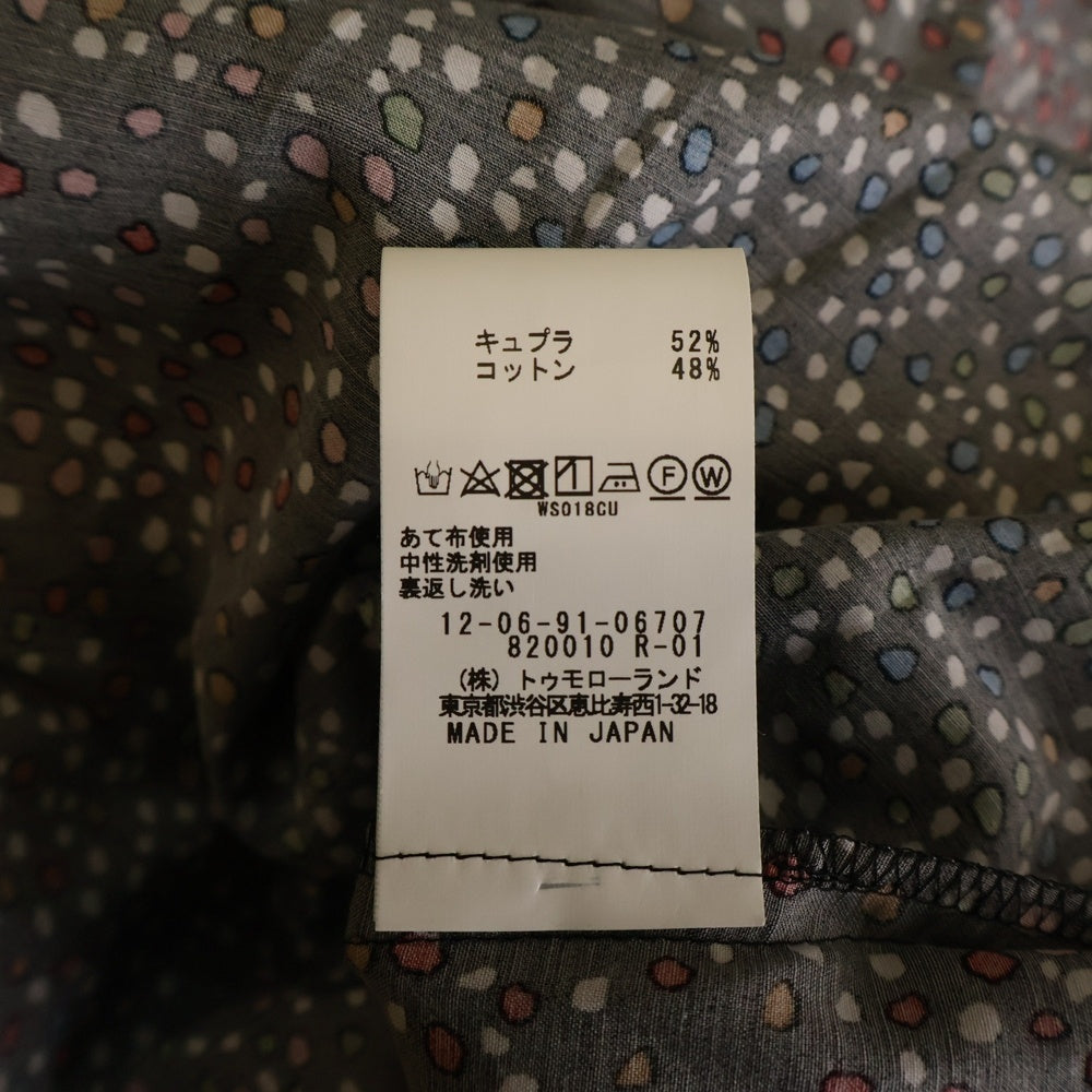 MACPHEE(マカフィ) キュプラ コットン混 ドット ワンピース マルチ レディース 12-06-91-06707