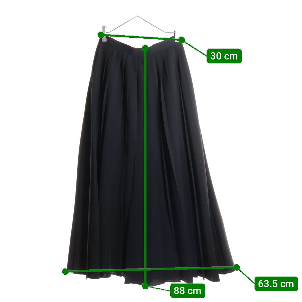 ENFOLD(エンフォルド) ポリエステル プリーツ スカート ブラック レディース 300ES131-0250