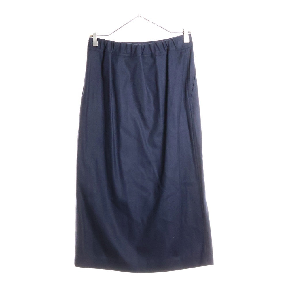 TOMORROWLAND(トゥモローランド) 23AW Ballsey ウール ミディ丈 スカート ネイビー レディース 11-05-34-05431