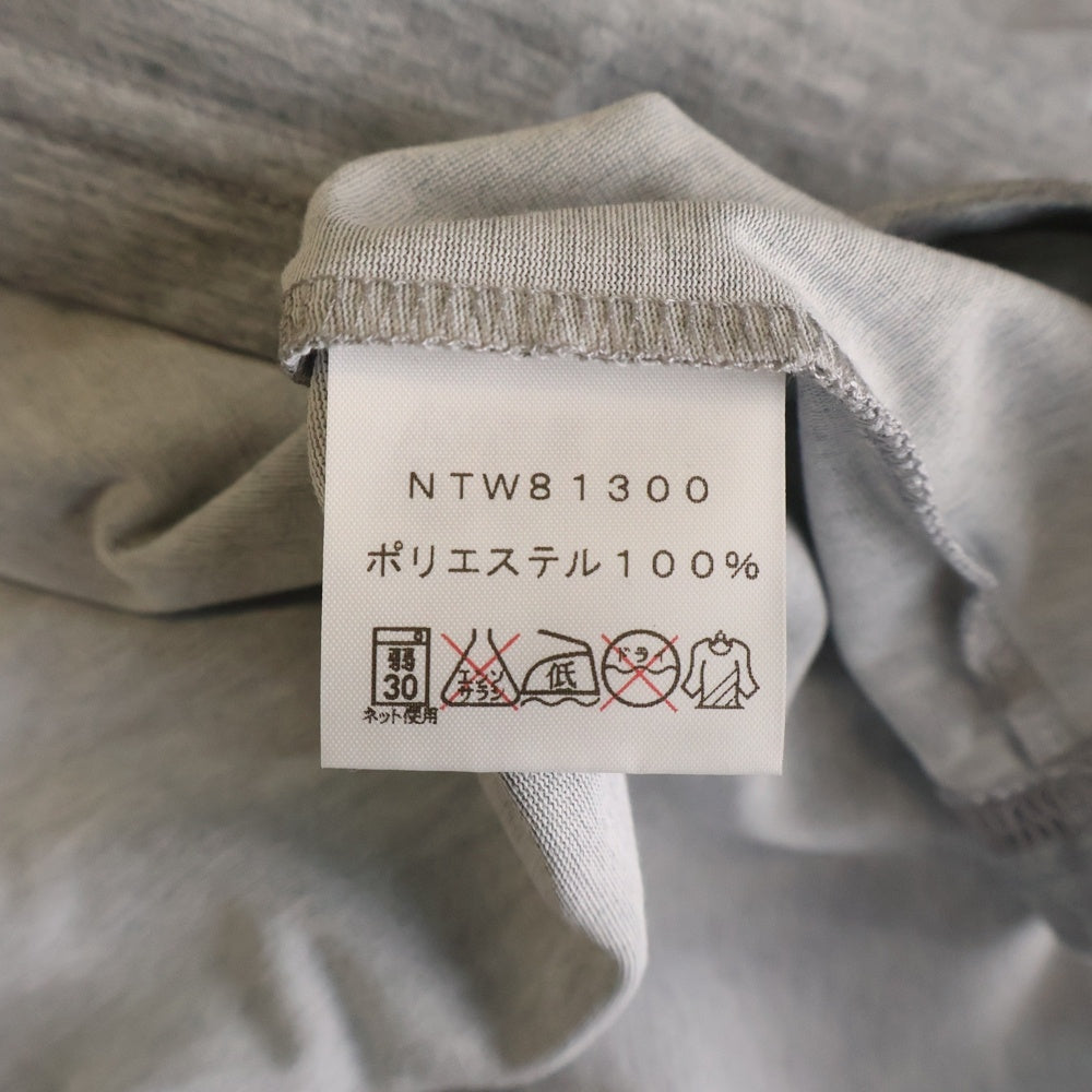 THE NORTH FACE(ザノースフェイス) ロゴプリント 長袖Tシャツ カットソー グレー レディース NTW81300