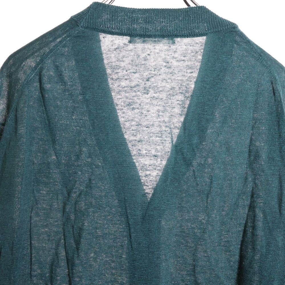 MACPHEE(マカフィ) リネン ニットカーディガン グリーン レディース 12-02-22-02403