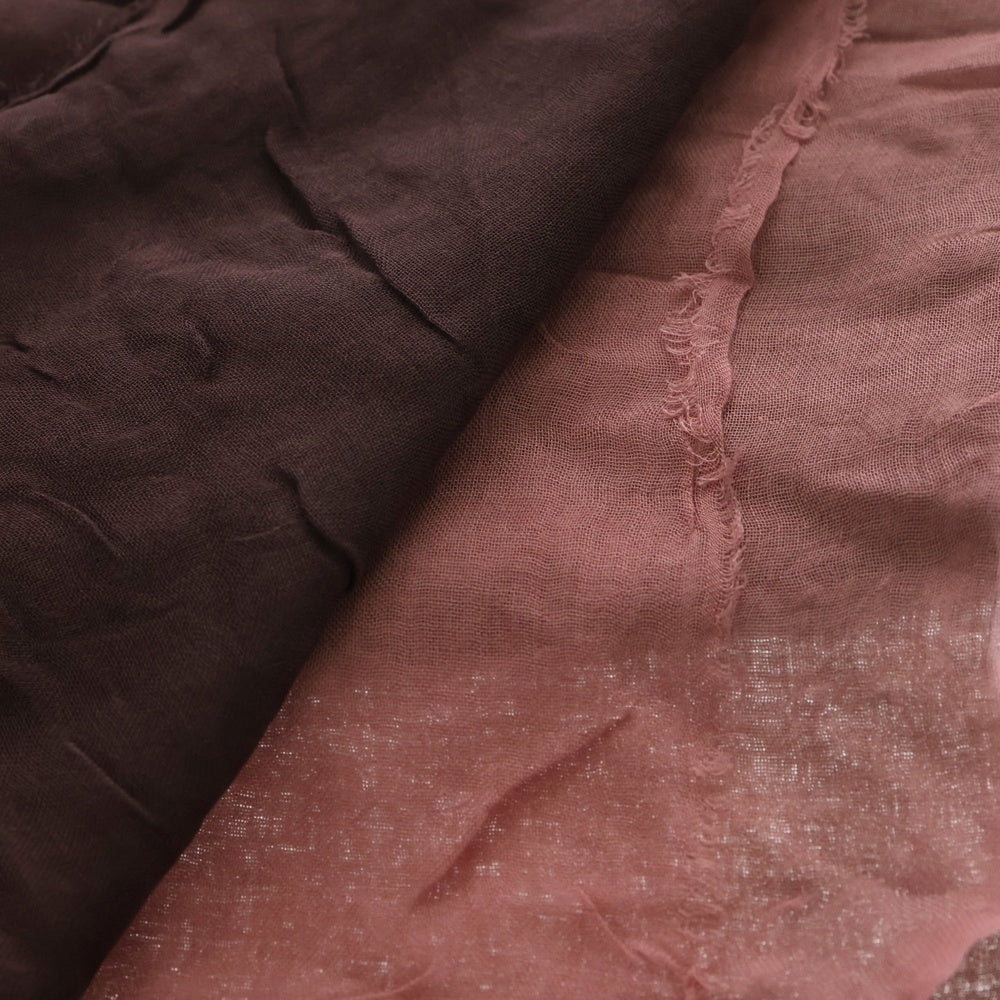 Faliero Sarti(ファリエロサルティ) 大判 ストール マフラー ピンク/パープル レディース