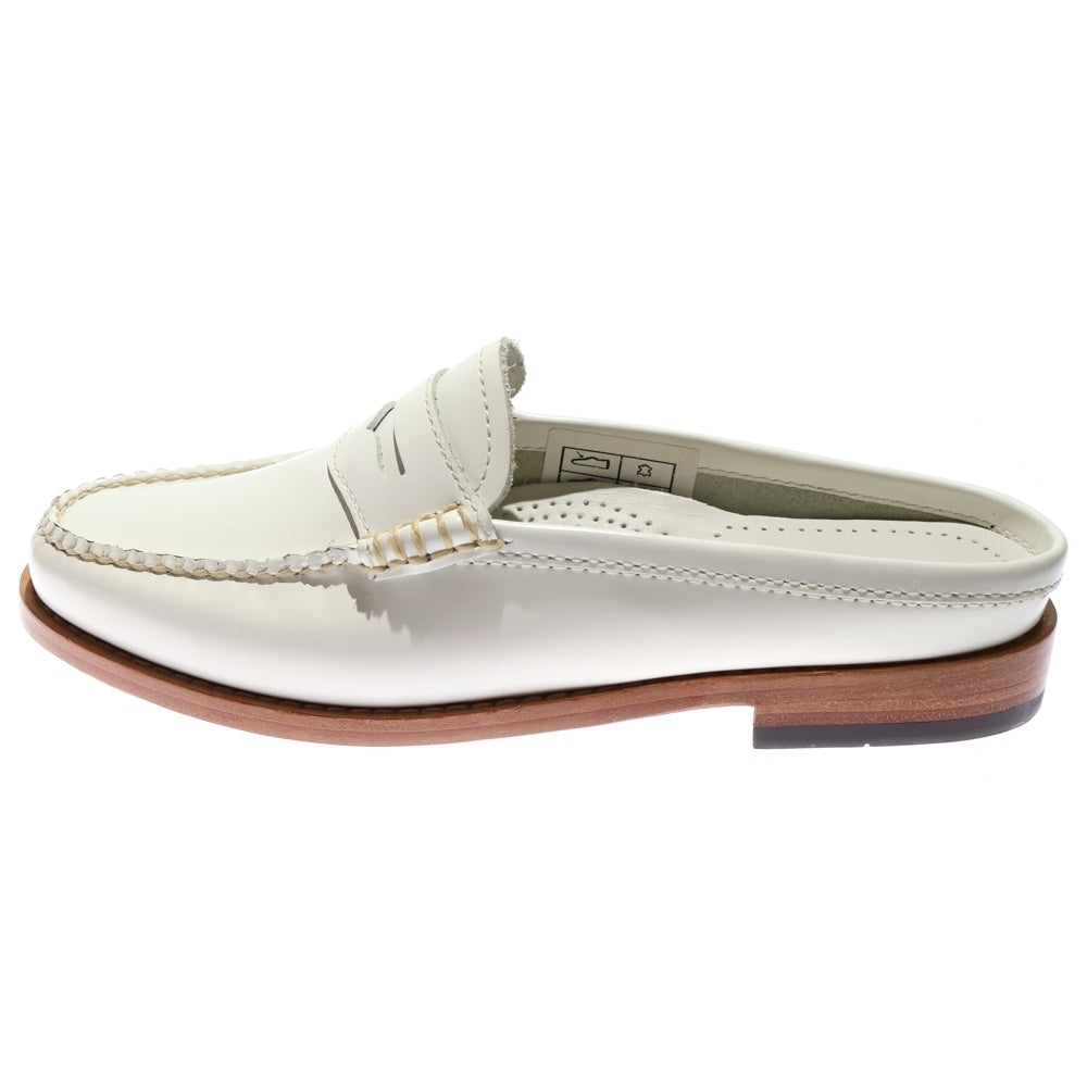 G.H.Bass WEEJUNS(ジーエイチバスウィージャンズ) ペニーローファー ミュール ホワイト レディース BA41000